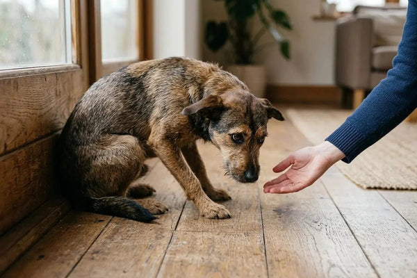 Chien peureux : aider un adulte avec un manque de socialisation - La classe des quatre pattes
