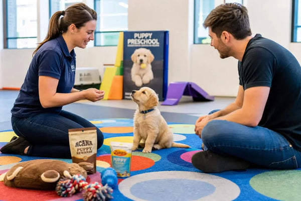 Cours de maternelle pour chiots : socialisation et éducation - La classe des quatre pattes