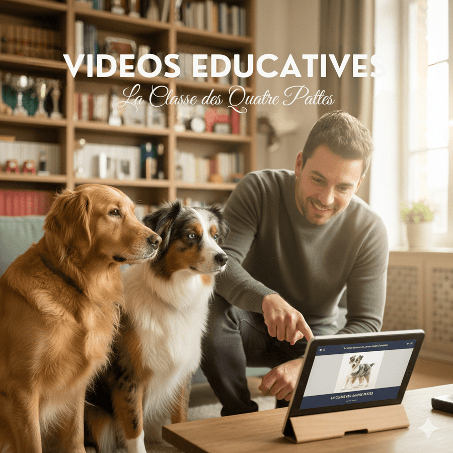 🎓 Vidéos éducatives pour chiens & chiots – créées par un éducateur canin - La classe des quatre pattes
