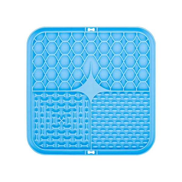 Pet Lick Silicone Mat Pet Slow Food Plate Dog Bathing Distraction Silicone Dog Sucker Food Training Dog Feeder Supplies for Dogs