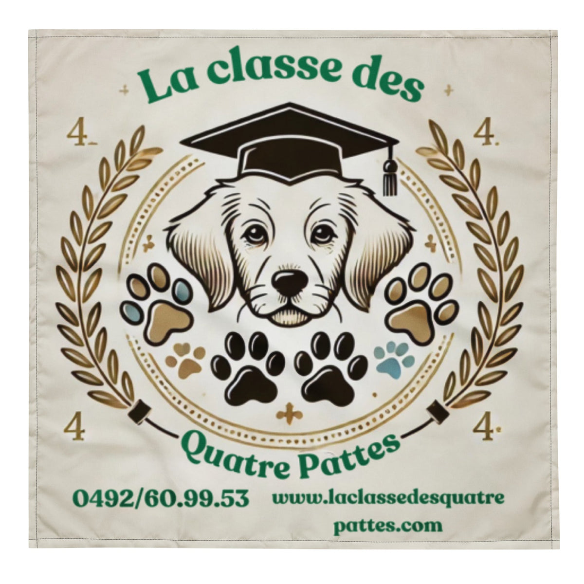 🐶 Bandana Personnalisable pour Chien – Le petit détail qui fait toute la différence ! - L La classe des quatre pattes |