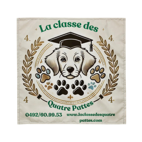 🐶 Bandana Personnalisable pour Chien – Le petit détail qui fait toute la différence ! - M La classe des quatre pattes |