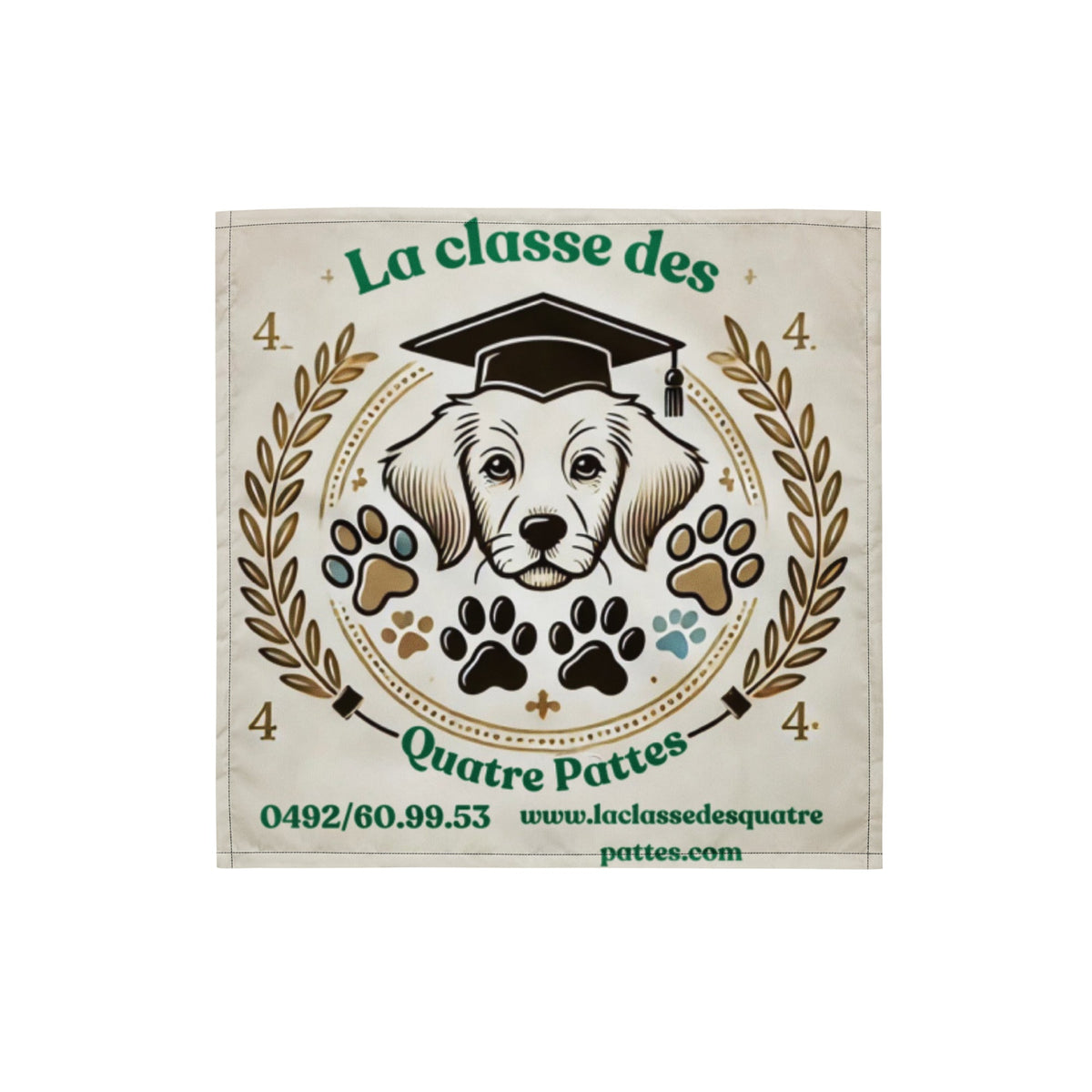 🐶 Bandana Personnalisable pour Chien – Le petit détail qui fait toute la différence ! - S La classe des quatre pattes |