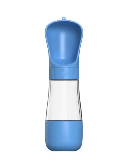 Bouteille d'Eau 2 - en - 1 : L'Indispensable des Aventuriers - Bleu 490ml La classe des quatre pattes | Accessoires de Balade