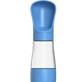 Bouteille d'Eau 2 - en - 1 : L'Indispensable des Aventuriers - Bleu 490ml La classe des quatre pattes | Accessoires de Balade