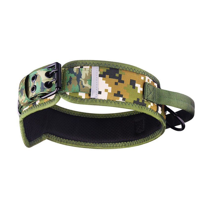 Camouflage Nylon Horse and Dog Collar - Camouflage green La classe des quatre pattes |