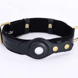 Collier GPS pour chien en cuir: sécurité et élégance - Brun La classe des quatre pattes |