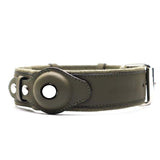 Collier GPS pour chien en cuir: sécurité et élégance - Vert La classe des quatre pattes |