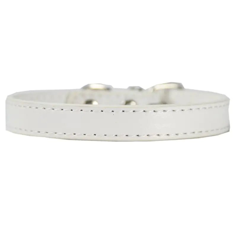 Collier pour Grand Chien - Blanc La classe des quatre pattes |