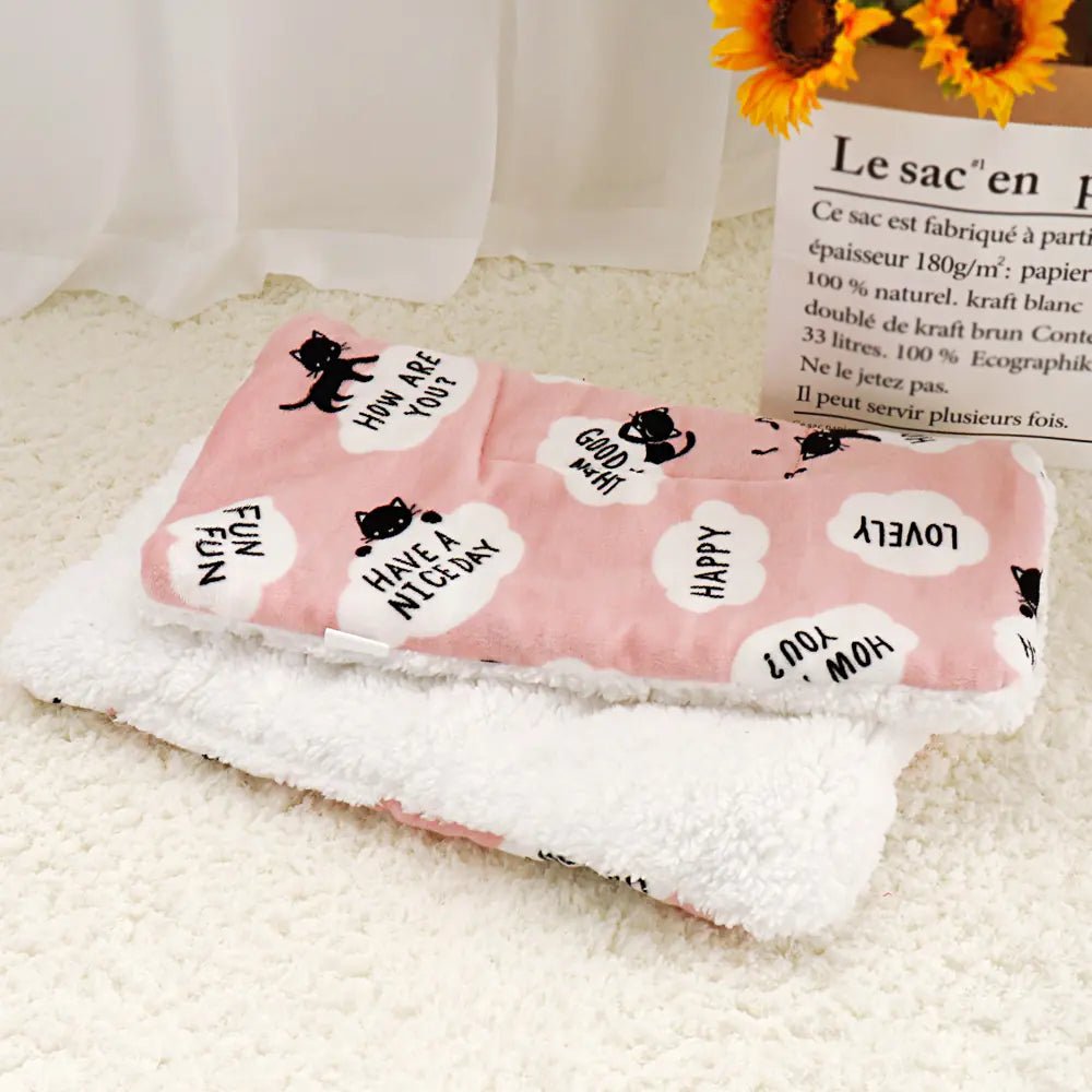 Couverture Polaire Apaisante "Cocon Douillet" – Idéal Assorti aux Paniers - Rose La classe des quatre pattes | Couchage et Bien - être.