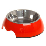 Gamelle Chien Anti - Dérapante en Acier Inoxydable - La Classe des Quatre Pattes - M / Rouge La classe des quatre pattes |