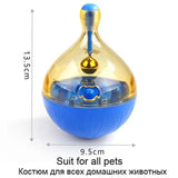 Interactive Cat Toy IQ Treat Ball Smarter Pet Toys Food Ball Food Dispenser For Cats Playing Training Balls Pet Supplies - C La classe des quatre pattes |