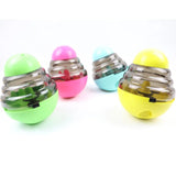 Interactive Cat Toy IQ Treat Ball Smarter Pet Toys Food Ball Food Dispenser For Cats Playing Training Balls Pet Supplies - C La classe des quatre pattes |