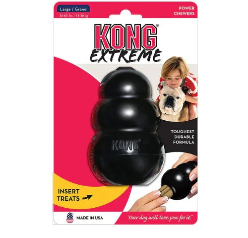 🐾 KONG Classique – Le Jouet d’Occupation Indispensable pour le Bien - être de votre Chien - Noir La classe des quatre pattes |
