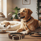 Laisse en cuir pour chien Premium - Résistante et élégante pour chiens moyens et grands - La classe des quatre pattes |