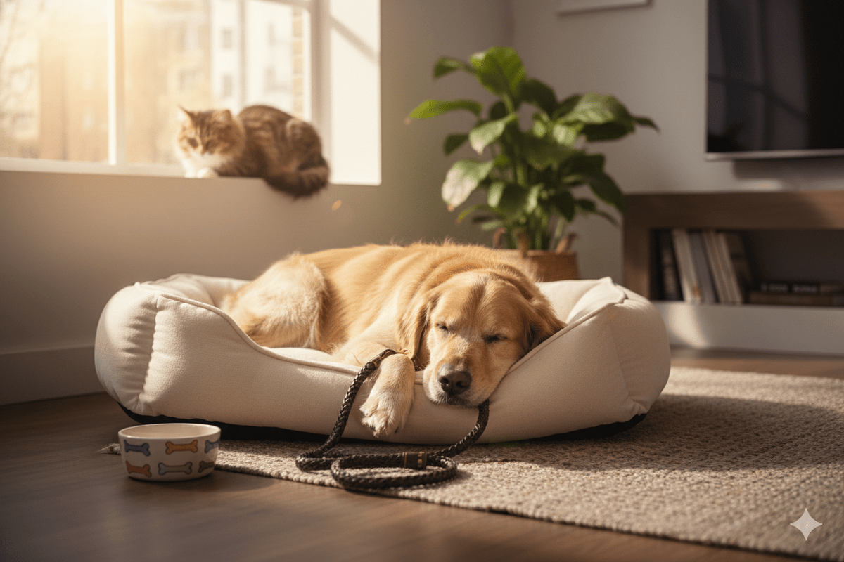 Laisse en cuir pour chien Premium - Résistante et élégante pour chiens moyens et grands - La classe des quatre pattes |