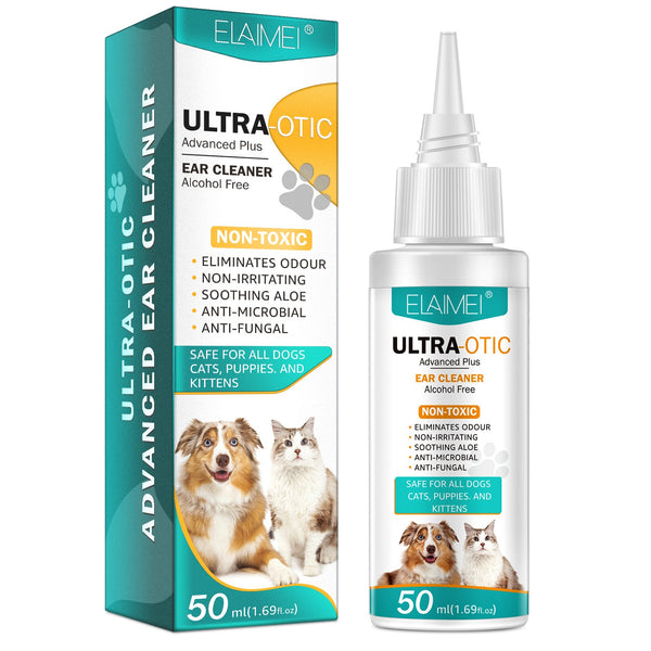 Nettoyant Auriculaire Expert "Ultra - Otic" – Hygiène & Soin Complet (Chiens et Chats) - Flacon 50ml La classe des quatre pattes |