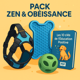 Pack Zen & Obéissance 🐾 – Harnais, Jouet, Tapis + Guide Offert - La classe des quatre pattes |