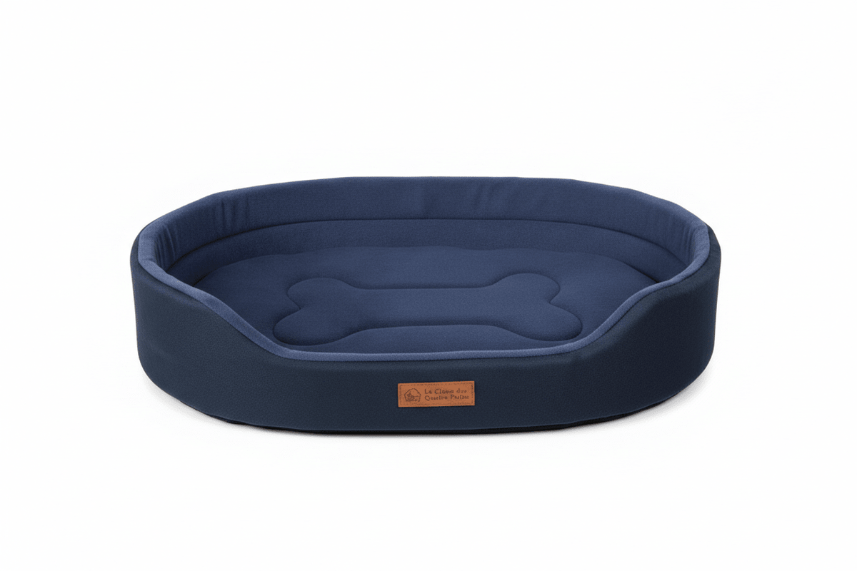 Panier Relaxant "Cocon Polaire" – Confort 4 Saisons - Bleu (2XL) La classe des quatre pattes | Couchage et Bien - être.