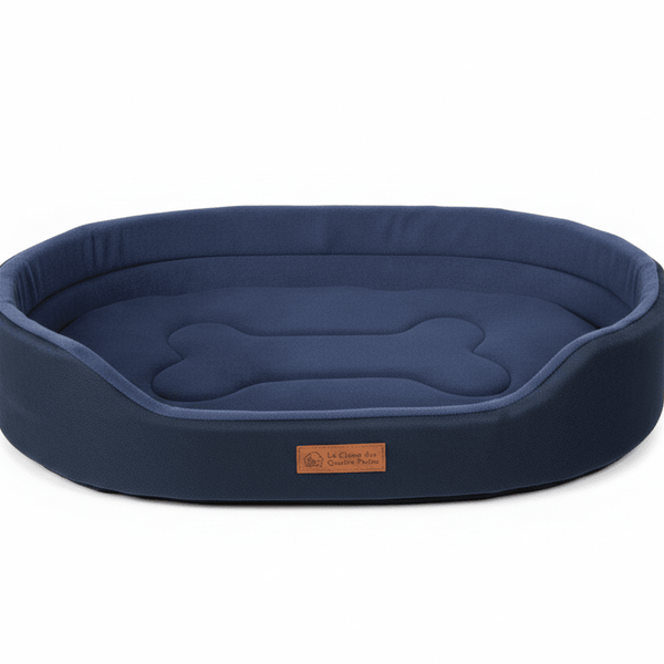 Panier Relaxant "Cocon Polaire" – Confort 4 Saisons - Bleu (2XL) La classe des quatre pattes | Couchage et Bien - être.