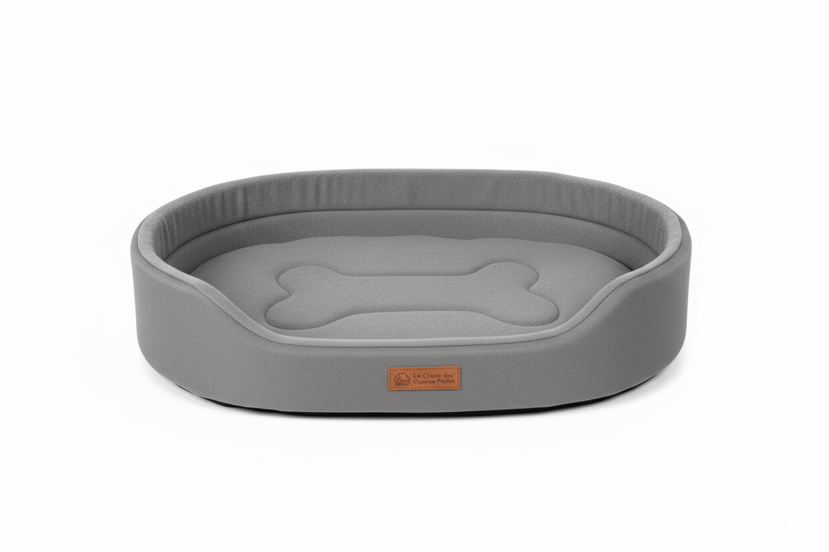 Panier Relaxant "Cocon Polaire" – Confort 4 Saisons - Gris (Large) La classe des quatre pattes | Couchage et Bien - être.