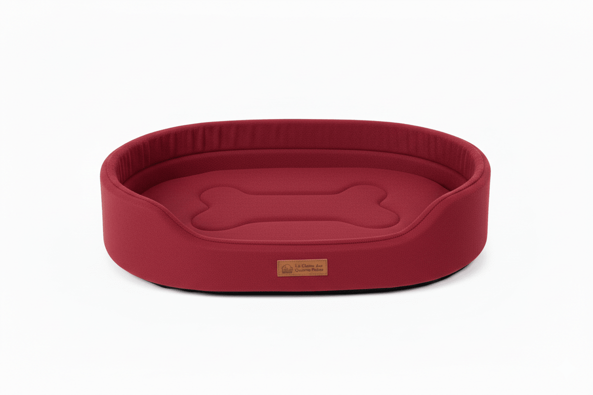 Panier Relaxant "Cocon Polaire" – Confort 4 Saisons - Rouge (Medium) La classe des quatre pattes | Couchage et Bien - être.