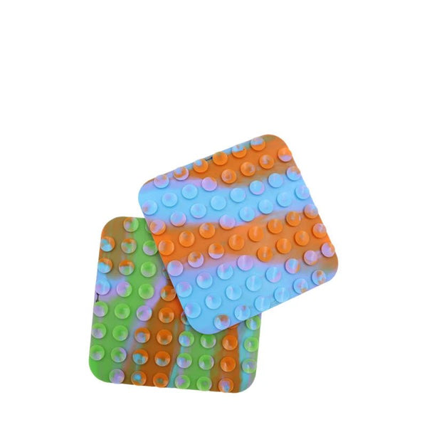 Pet Lick Silicone Mat Pet Slow Food Plate Dog Bathing Distraction Silicone Dog Sucker Food Training Dog Feeder Supplies for Dogs - Blue La classe des quatre pattes |