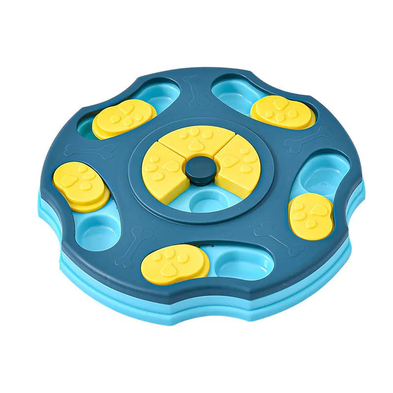 Puzzle d'Éveil Interactif – "Le Défi des Griffes" - Bleu La classe des quatre pattes | Jouet d'éveil et de stratégie.