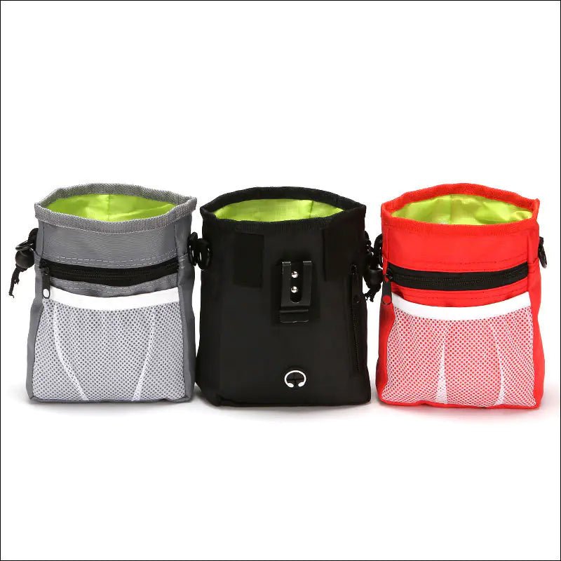 Sac de Taille Portable pour Entraînement de Chiens pour Fournitures pour Animaux - Gris La classe des quatre pattes |