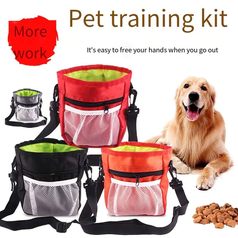 Sac de Taille Portable pour Entraînement de Chiens pour Fournitures pour Animaux - Gris La classe des quatre pattes |