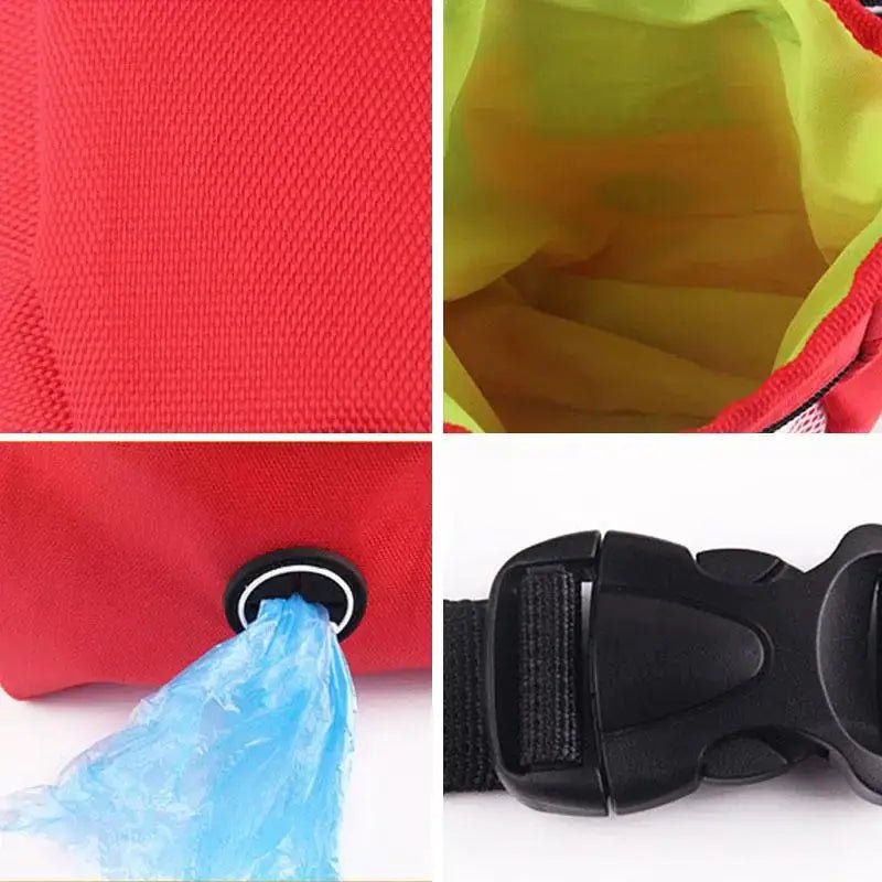 Sac de Taille Portable pour Entraînement de Chiens pour Fournitures pour Animaux - Gris La classe des quatre pattes |