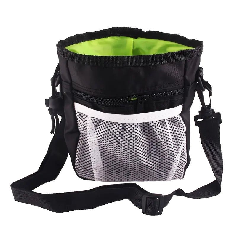 Sac de Taille Portable pour Entraînement de Chiens pour Fournitures pour Animaux - Noir La classe des quatre pattes |