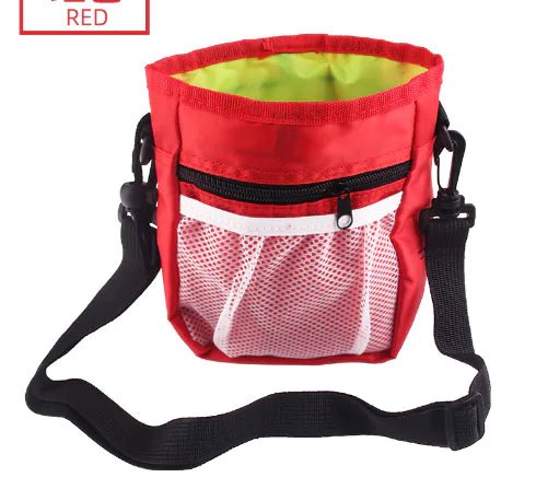 Sac de Taille Portable pour Entraînement de Chiens pour Fournitures pour Animaux - Rouge La classe des quatre pattes |