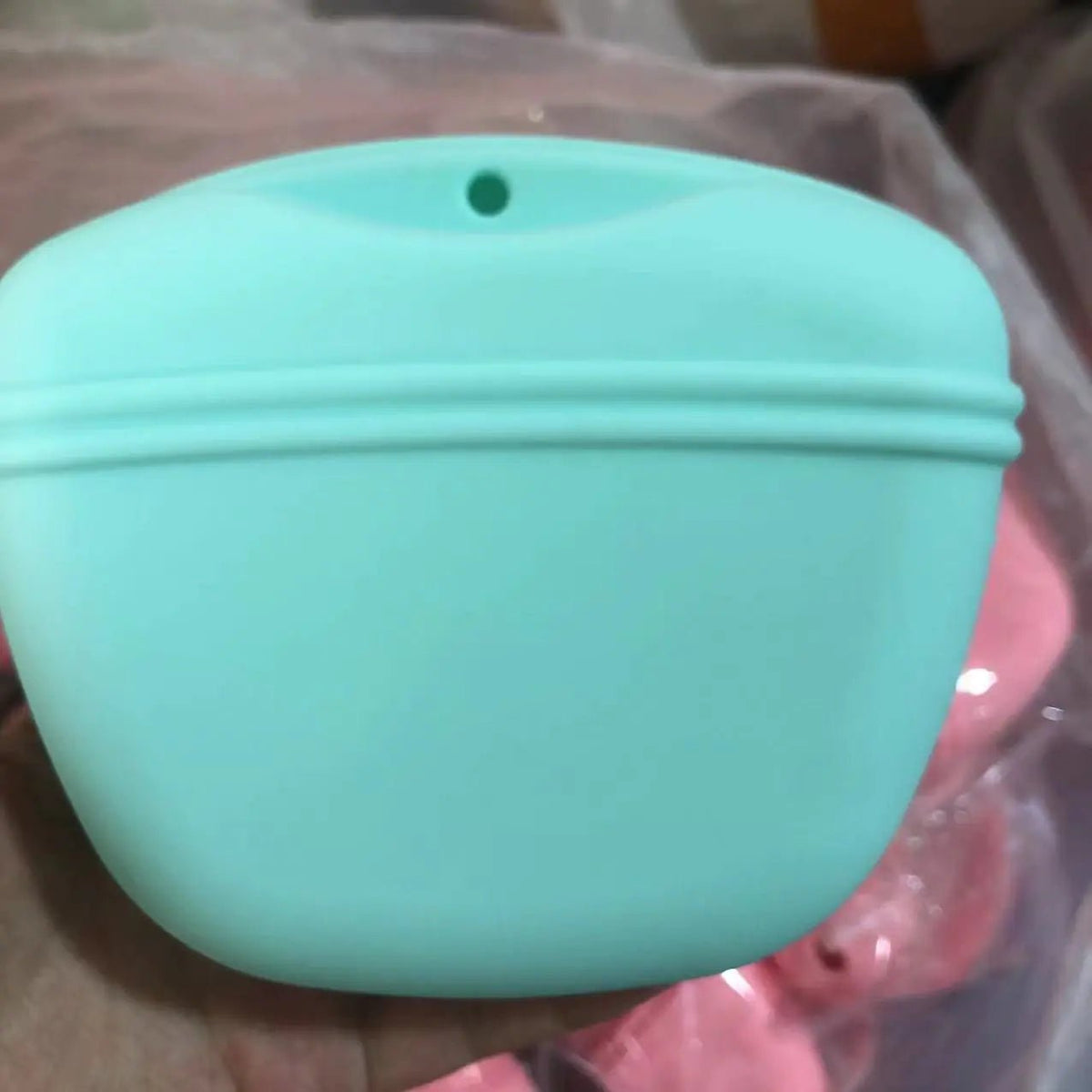 🐾 Sac d’Entraînement en Silicone – Idéal pour Viande & Friandises Humides - Bleu La classe des quatre pattes |