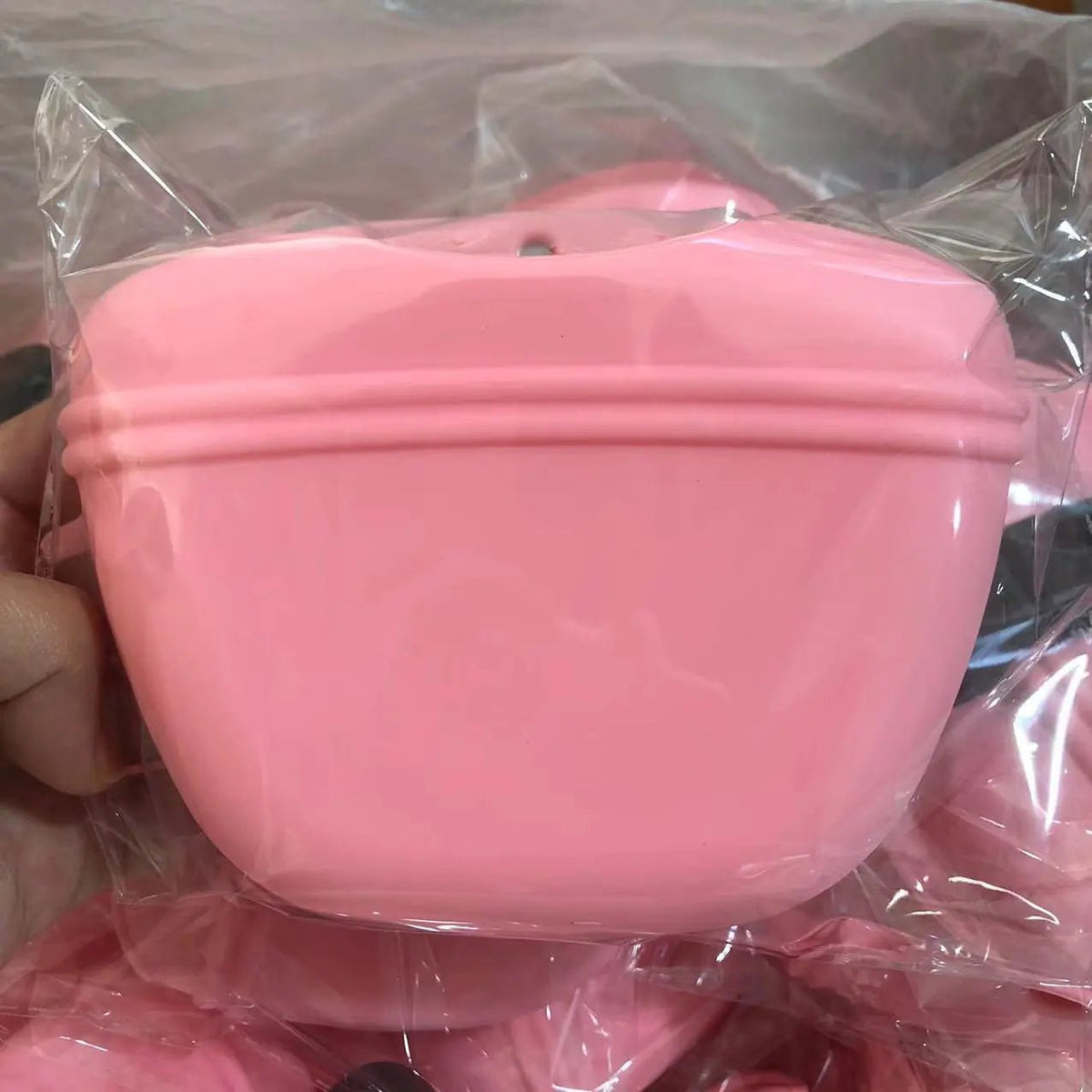 🐾 Sac d’Entraînement en Silicone – Idéal pour Viande & Friandises Humides - Rose La classe des quatre pattes |