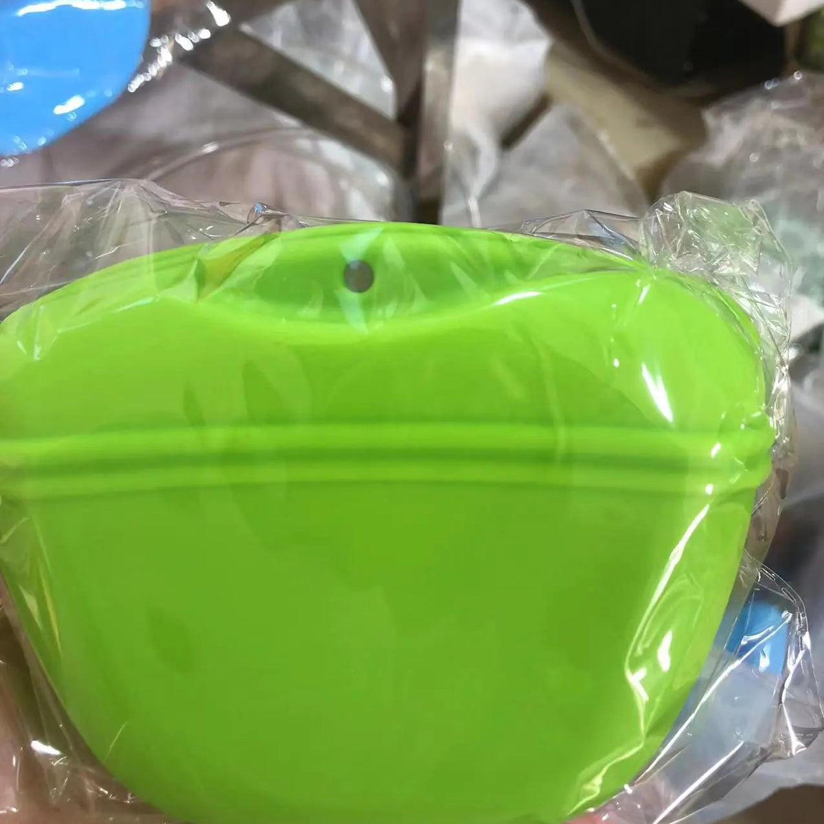 🐾 Sac d’Entraînement en Silicone – Idéal pour Viande & Friandises Humides - Vert La classe des quatre pattes |